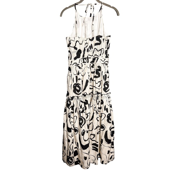Hunter Bell Turner Dress Size 4 Cotton Abstract Printed‎ Midi Dress - Picture 8 of 12